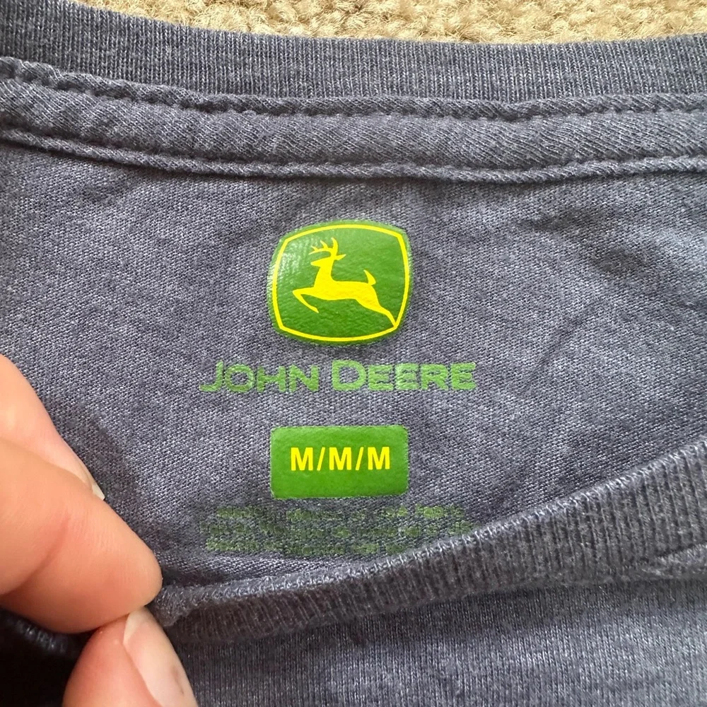 John Deere Denim Blue Floral Tee - Picture 4 of 4